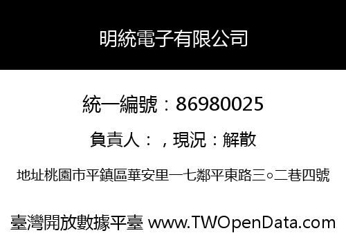 明統電子有限公司