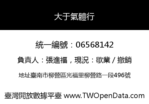 大于氣體行