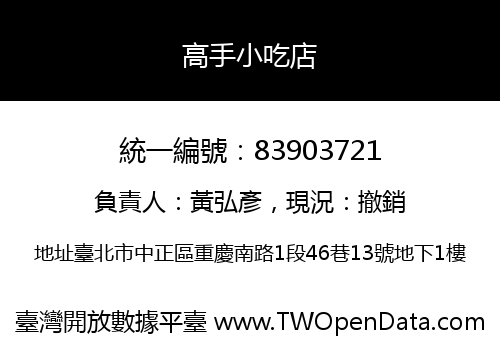 高手小吃店