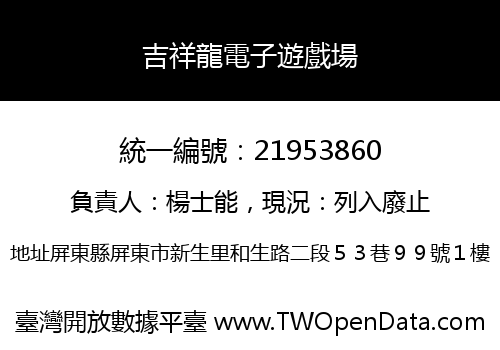 吉祥龍電子遊戲場