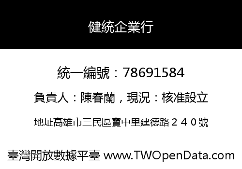 健統企業行
