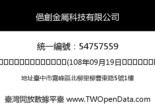 俋創金屬科技有限公司