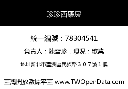 珍珍西藥房