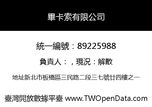 畢卡索有限公司