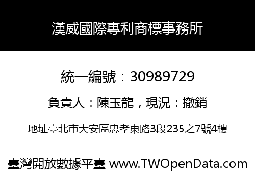 漢威國際專利商標事務所