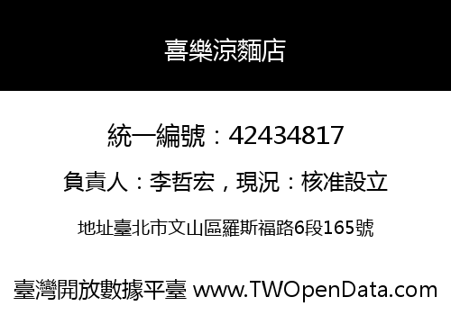 喜樂涼麵店
