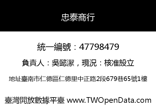 忠泰商行