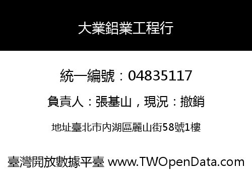 大業鋁業工程行