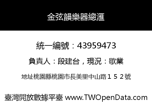 金弦韻樂器總滙