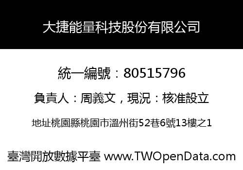 大捷能量科技股份有限公司