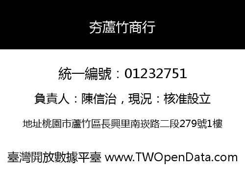 夯蘆竹商行