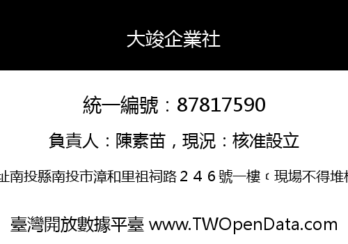 大竣企業社