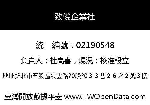 致俊企業社