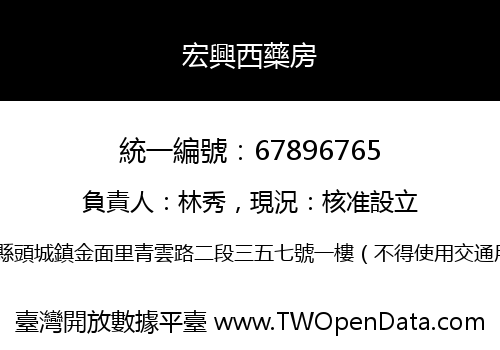 宏興西藥房