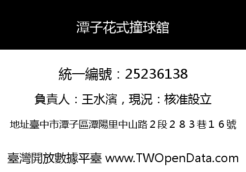 潭子花式撞球舘