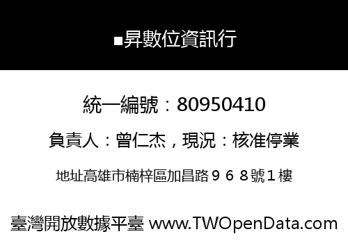 ■昇數位資訊行