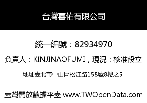 台灣喜佑有限公司