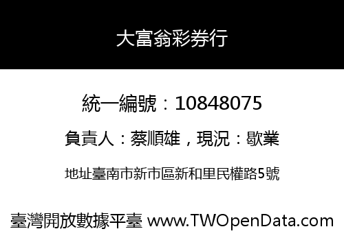 大富翁彩券行