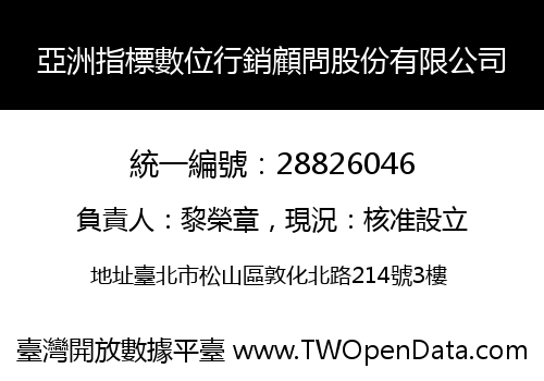 亞洲指標數位行銷顧問股份有限公司