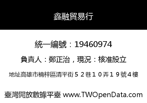 鑫融貿易行