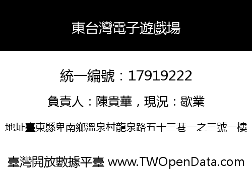 東台灣電子遊戲場