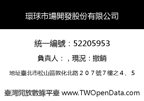 環球市場開發股份有限公司