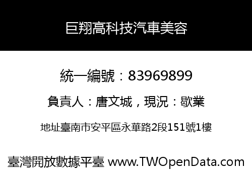巨翔高科技汽車美容