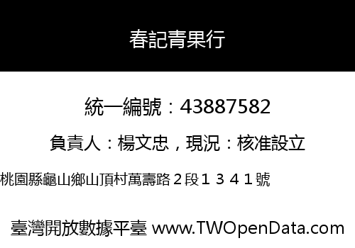 春記青果行