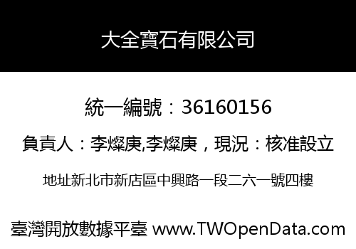 大全寶石有限公司