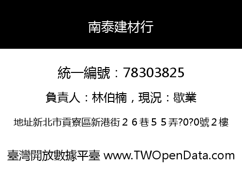 南泰建材行