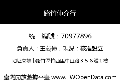 路竹仲介行