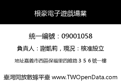 根豪電子遊戲場業