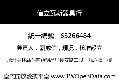 偉立瓦斯器具行