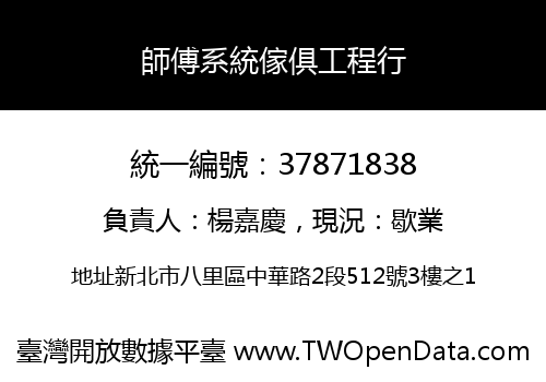師傅系統傢俱工程行