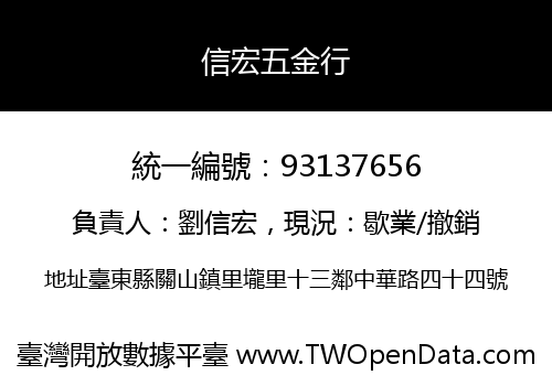 信宏五金行