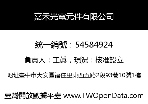 嘉禾光電元件有限公司