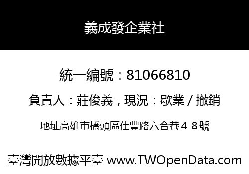 義成發企業社