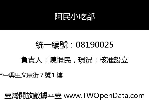 阿民小吃部
