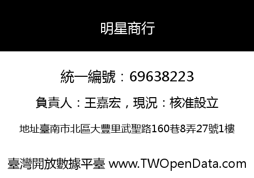 明星商行