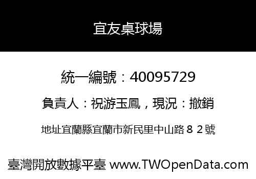宜友桌球場