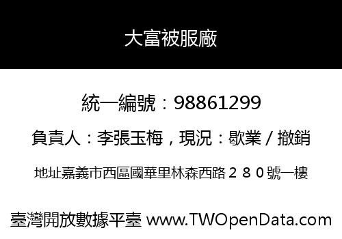 大富被服廠
