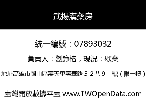 武揚漢藥房