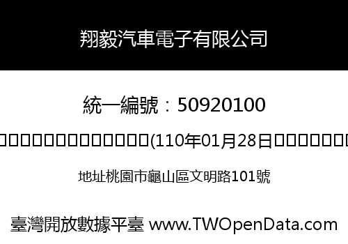 翔毅汽車電子有限公司