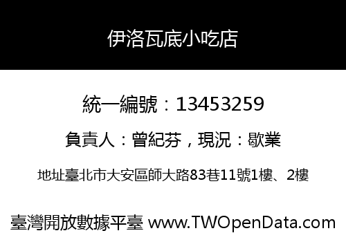 伊洛瓦底小吃店