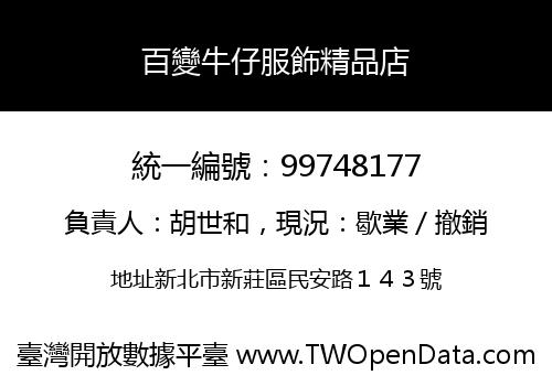 百變牛仔服飾精品店