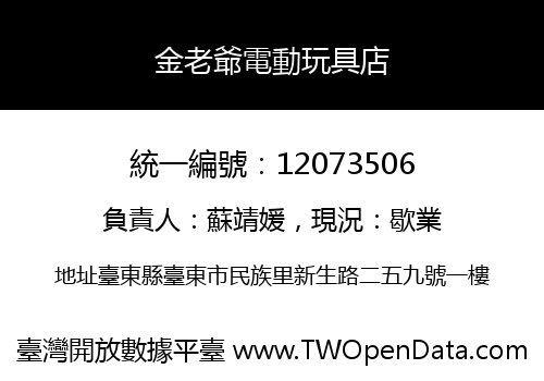 金老爺電動玩具店