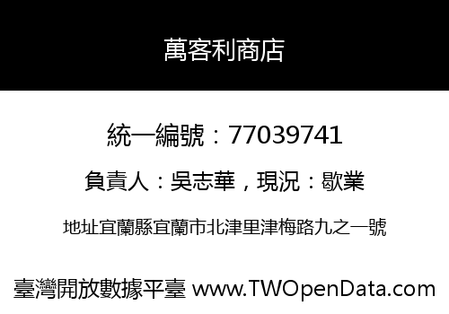 萬客利商店