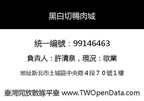 黑白切鴨肉城