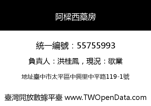 阿樑西藥房