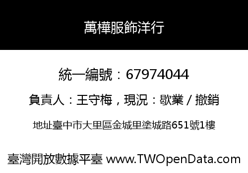 萬樺服飾洋行
